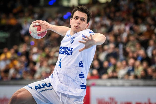 Samuel Zehnder TBV Lemgo Lippe, 04 Sieben Meter GER, TVB Stuttgart TBV Lemgo Lippe, DAIKIN HBL, Handball, Bundesliga, 26 Spieltag, Spielzeit 2025 2026, 29 03 2026 GER, TVB Stuttgart TBV Lemgo Lippe, DAIKIN HBL, Handball, Bundesliga, 26 Spieltag, Spielzeit 2025 2026, 29 03 2026 Stuttgart Copyright: xSandyxDinkelackerx EP_SDR