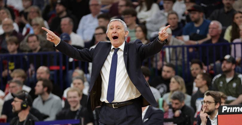 Head Coach Svetislav Pesic Basketball, Men, Season 2025 2026, easyCredit Basketball Bundesliga, Basketball, Veolia Hamburg Towers vs FC Bayern Muenchen