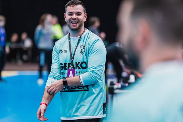 Manel Cirac TG Nuettingen, Coach is looking forward to the match TSV Bayer 04 Leverkusen vs TG Nuertingen, Handball, 2 Handball Bundesliga, 22 Matchday, Season 2025 26, 29 03 2026, TSV Bayer 04 Leverkusen vs TG Nuertingen, Handball, 2 HBL, 22 Matchday, Season 2025 26, 29 03 2026 Leverkusen Copyright: xEibner-Pressefoto LukasxBaldygax EP_LBA