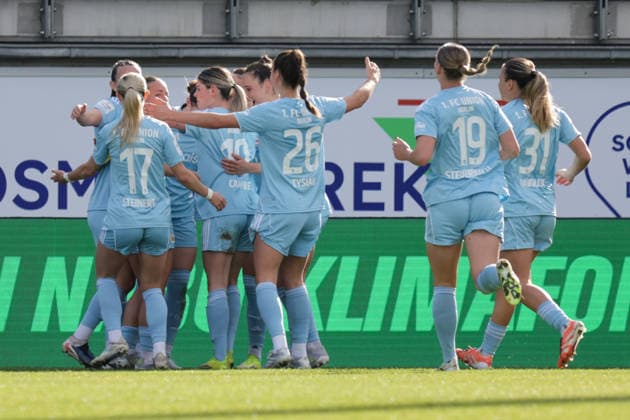 29 03 2026, xgrfx, Soccer Google Pixel Women Bundesliga, VfL Wolfsburg 1 FC Union Berlin v l Goal, Hannah Eurlings to 0 1 Union Berlin DFL DFB REGULATIONS PROHIBIT ANY USE OF PHOTOGRAPHS as IMAGE SEQUENCES and or QUASI VIDEO Wolfsburg