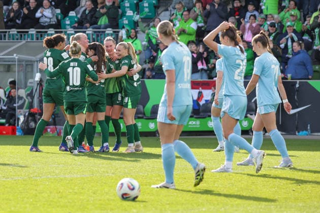 29 03 2026, xgrfx, Soccer Google Pixel Women Bundesliga, VfL Wolfsburg 1 FC Union Berlin v l Goal, Janina Minge to 1 1 VfL Wolfsburg DFL DFB REGULATIONS PROHIBIT ANY USE OF PHOTOGRAPHS as IMAGE SEQUENCES and or QUASI VIDEO Wolfsburg