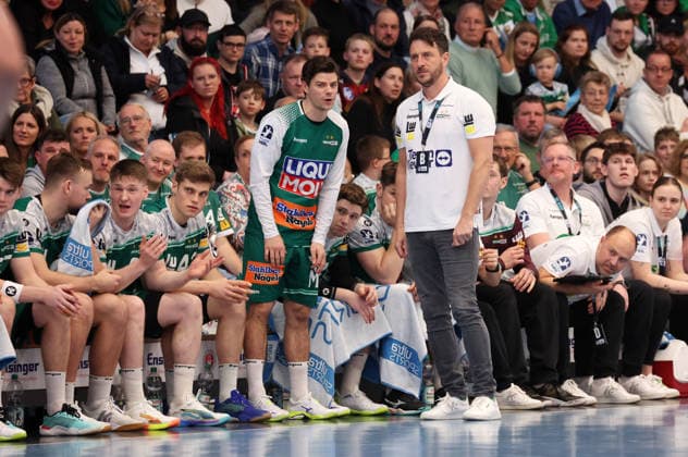 29 03 2026, Germany, Göppingen, Handball DAIKIN HBL, FRISCH AUF Göppingen vs HC Erlangen, FAG Coach Ben Matschke