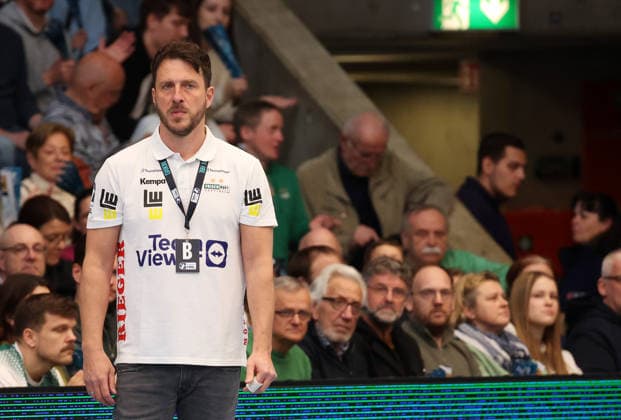 29 03 2026, Germany, Göppingen, Handball DAIKIN HBL, FRISCH AUF Göppingen vs HC Erlangen, FAG Coach Ben Matschke