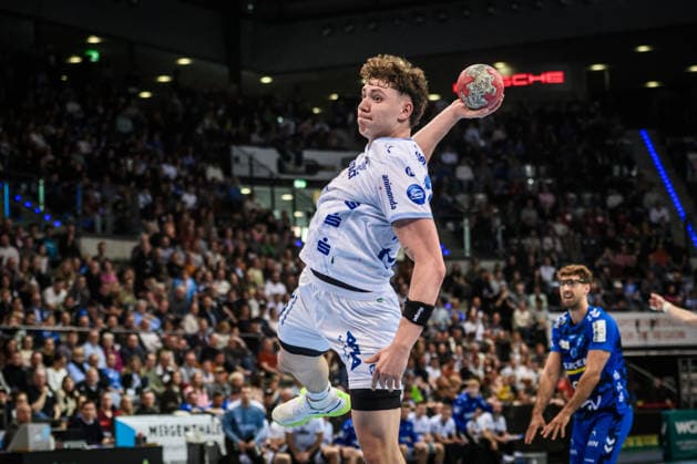 Joel Willecke TBV Lemgo Lippe, 24 GER, TVB Stuttgart TBV Lemgo Lippe, DAIKIN HBL, Handball, Bundesliga, 26 Matchday, Season 2025 2026, 29 03 2026 GER, TVB Stuttgart TBV Lemgo Lippe, DAIKIN HBL, Handball, Bundesliga, 26 Matchday, Season 2025 2026, 29 03 2026 Stuttgart Copyright: xSandyxDinkelackerx EP_SDR