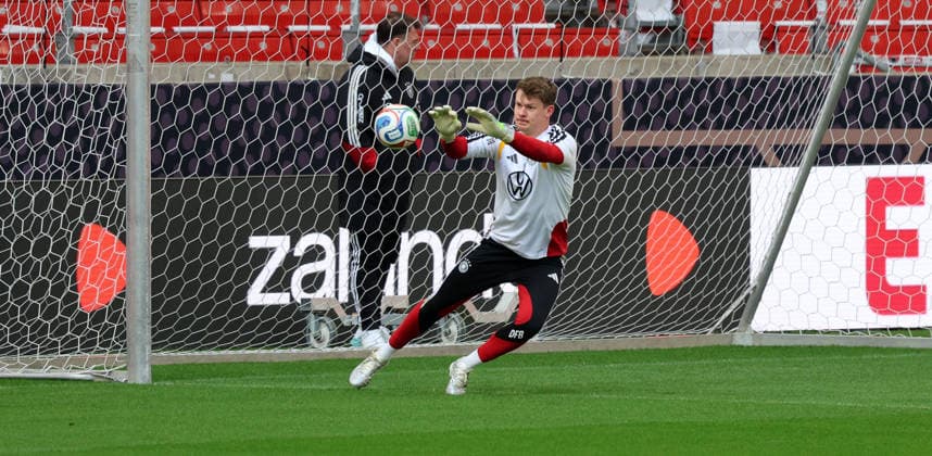 29 03 26 DFB Training Germany, Stuttgart, 29 03 2026, Football, National Team 2026, DFB Germany, Training Alexander Nübel