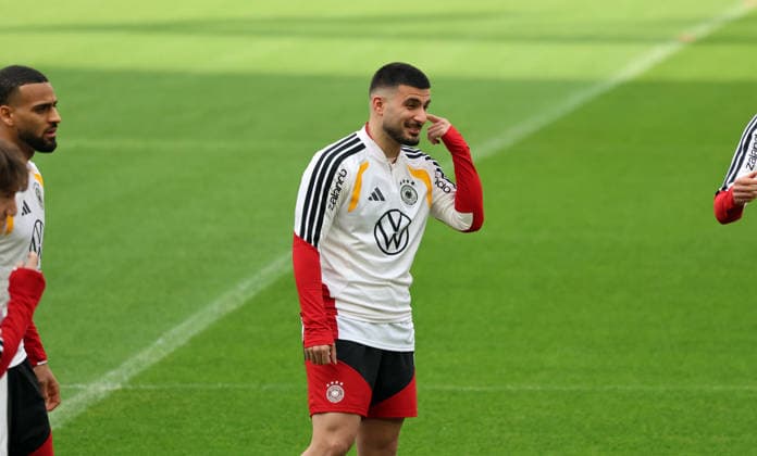 29 03 26 DFB Training Germany, Stuttgart, 29 03 2026, Football, National Team 2026, DFB Germany, Training Deniz Undav