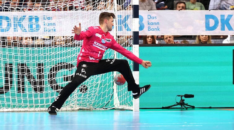 29 03 2026, Germany, Stuttgart, Handball Bundesliga, TVB Stuttgart vs Lemgo Lippe, Mateusz Kornecki TVB