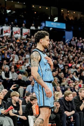 Germany easyCredit BBL, Main Round 2025 26, 22 Matchday Veolia Towers Hamburg vs FC Bayern Munich Basketball Barclays Arena Hamburg Devon Daniels Veolia Towers Hamburg, 21 Copyright: xStefanxTrochax