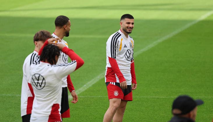 29 03 26 DFB Training Germany, Stuttgart, 29 03 2026, Football, National Team 2026, DFB Germany, Training Deniz Undav