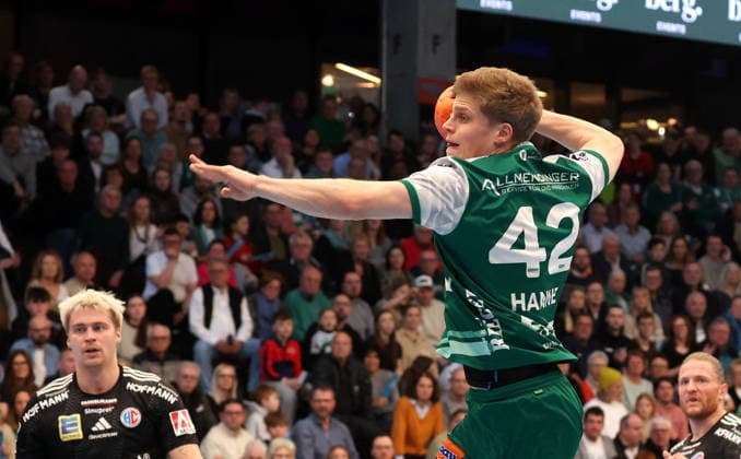 29 03 2026, Germany, Göppingen, Handball DAIKIN HBL, FRISCH AUF Göppingen vs HC Erlangen, Martin Hanne FAG