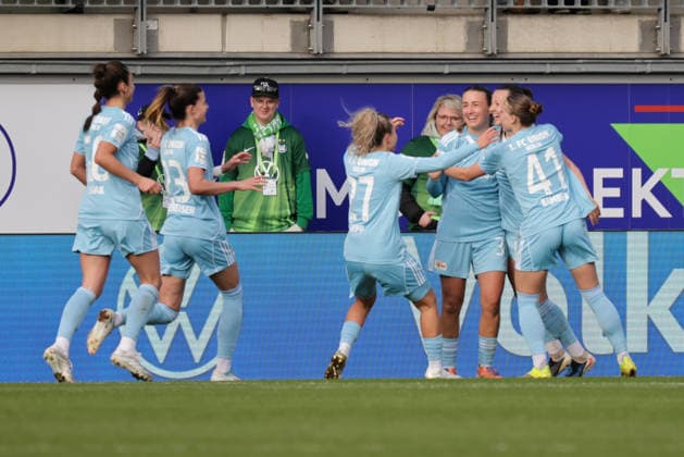 29 03 2026, xgrfx, Soccer Google Pixel Women Bundesliga, VfL Wolfsburg 1 FC Union Berlin v l Goal, Tanja Pawollek to 1 3 for Union Berlin DFL DFB REGULATIONS PROHIBIT ANY USE OF PHOTOGRAPHS as IMAGE SEQUENCES and or QUASI VIDEO Wolfsburg