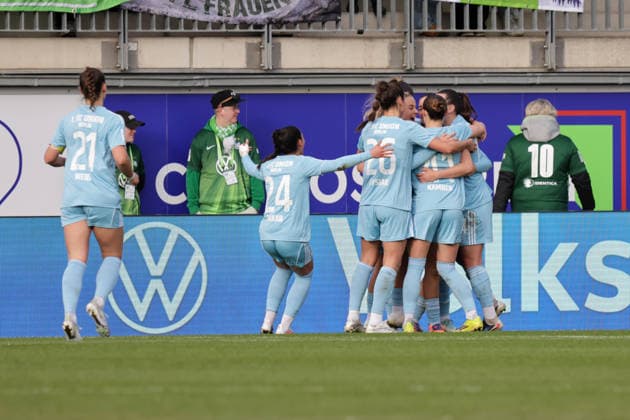 29 03 2026, xgrfx, Soccer Google Pixel Women Bundesliga, VfL Wolfsburg 1 FC Union Berlin v l Goal, Tanja Pawollek to 1 3 for Union Berlin DFL DFB REGULATIONS PROHIBIT ANY USE OF PHOTOGRAPHS as IMAGE SEQUENCES and or QUASI VIDEO Wolfsburg