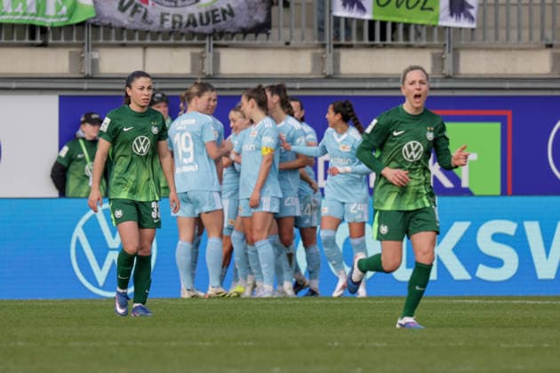 29 03 2026, xgrfx, Soccer Google Pixel Women Bundesliga, VfL Wolfsburg 1 FC Union Berlin v l Goal, Tanja Pawollek to 1 3 for Union Berlin DFL DFB REGULATIONS PROHIBIT ANY USE OF PHOTOGRAPHS as IMAGE SEQUENCES and or QUASI VIDEO Wolfsburg