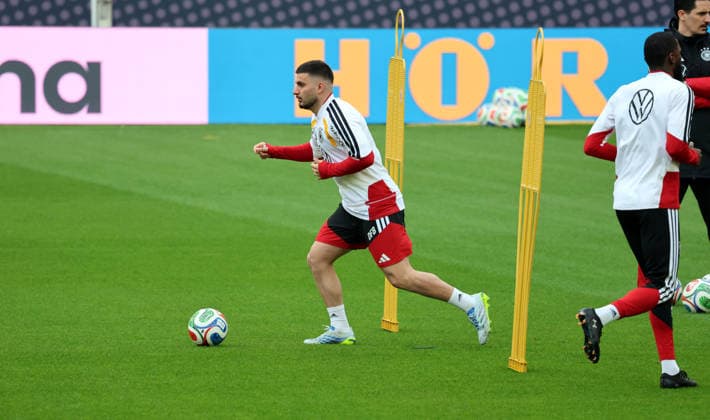 29 03 26 DFB Training Germany, Stuttgart, 29 03 2026, Football, National Team 2026, DFB Germany, Training Deniz Undav