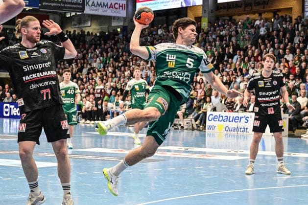 DAIKIN HBL Bundesliga Frisch Auf Göppingen HC Erlangen Göppingen, 29 03 2026 Rutger ten Velde FRISCH AUF Göppingen, 5 jumps into the circle Göppingen, 29 03 2026, 26 matchday of the DAIKIN Handball Bundesliga, Frisch Auf Göppingen HC Erlangen EWS Arena, Göppingen Copyright: xBEAUTIFULxSPORTS Märklx