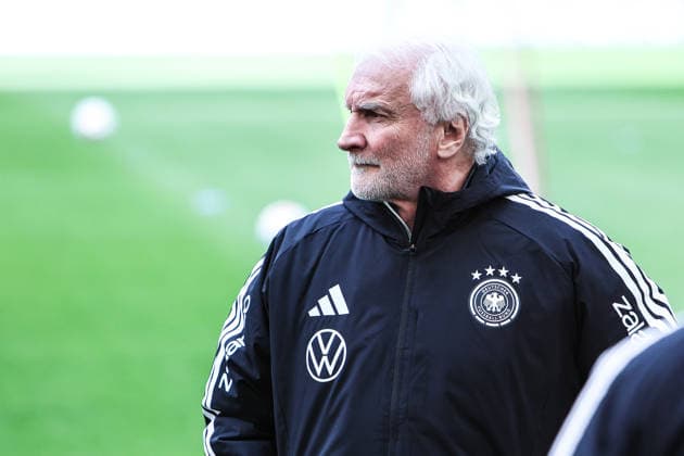 Sport, Football, UEFA international final training Germany before the friendly match against Ghana 29 03 2026, MHP Arena Stuttgart Rudi Völler Director National Team Stuttgart MHP Arena Baden Württemberg Germany