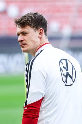 Sport, Football, UEFA international final training Germany before the friendly match against Ghana 29 03 2026, MHP Arena Stuttgart Alexander Nübel Germany, 12 Stuttgart MHP Arena Baden Württemberg Germany