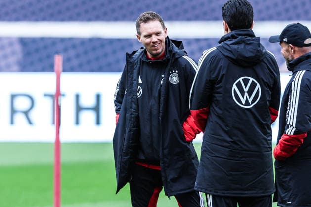 Sport, Football, UEFA international final training Germany before the friendly match against Ghana 29 03 2026, MHP Arena Stuttgart Julian Nagelsmann Coach, Germany Stuttgart MHP Arena Baden Württemberg Germany