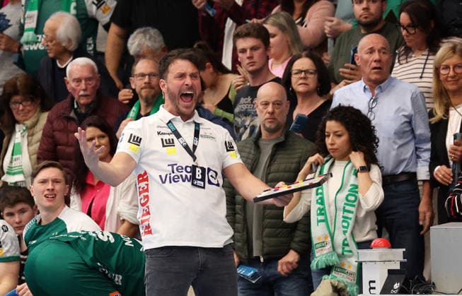 29 03 2026, Germany, Göppingen, Handball DAIKIN HBL, FRISCH AUF Göppingen vs HC Erlangen, FAG Coach Ben Matschke