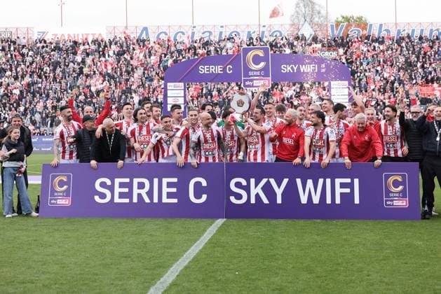 Football, Italy, Serie C, LR Vicenza celebrates championship and promotion