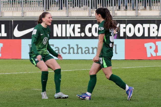 29 03 2026, xgrfx, Soccer Google Pixel Women Bundesliga, VfL Wolfsburg 1 FC Union Berlin v l Goal, Judit Pujols to 3 3 VfL Wolfsburg DFL DFB REGULATIONS PROHIBIT ANY USE OF PHOTOGRAPHS as IMAGE SEQUENCES and or QUASI VIDEO Wolfsburg