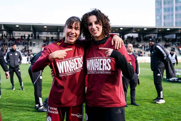 Switzerland AXA Womens Cup Final 2025 26, BSC YB Women vs Servette FC Chenois Feminin Schützenwiese, Winterthur Cristina Libran Quiroga Servette Goutia Karchouni Servette Copyright: xDanielaxPorcellix