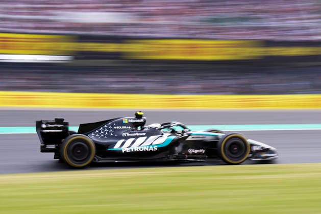 FORMULA ONE JAPANESE GRAND PRIX 2026 Kimi Antonelli 12 (ITA) Mercedes in the race during the Formula 1 Aramco Japanese Grand Prix 2026, 3rd round of the 2026 Formula One World Championship, WM, Weltmeisterschaft from March 27th - 29th, 2026 at the Suzuka Circuit, Suzuka City, Japan. Credit: Robbie Hoad Every Second Media Editorial use only. All images are copyright Every Second Media Limited. No images may be reproduced without prior permission. Copyright: xIMAGO EveryxSecondxMediax ESM-1879-0435 RobbiexHoadx xEveryxSecondxMediax