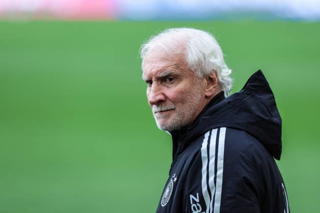 Sport, Football, UEFA international final training Germany before the friendly match against Ghana 29 03 2026, MHP Arena Stuttgart Rudi Völler Director National Team Stuttgart MHP Arena Baden Württemberg Germany