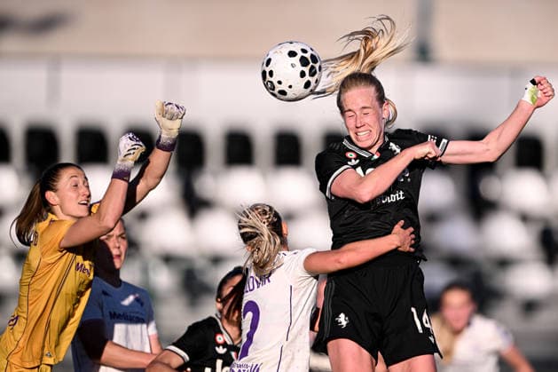 Cm Biella 29 03 2026 - Coppa Italia femminile Juventus-Fiorentina foto Cristiano Mazzi Image nella foto: Cecilie Fiskerstrand-Amalie Vangsgaard 