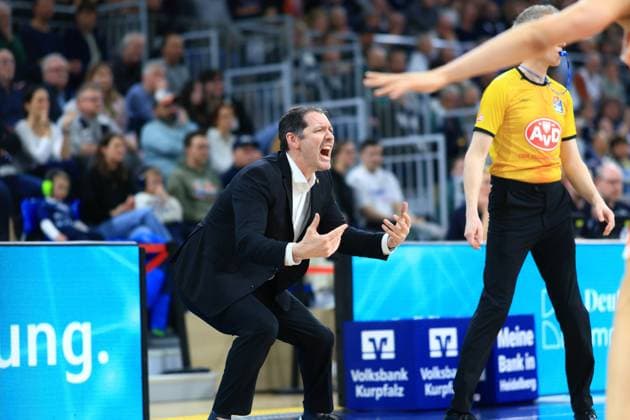 Scene with Ty Harrelson 999 Ratiopharm Ulm in action on the sidelines Ty Harrelson 999 Ratiopharm Ulm on the sidelines Copyright: xspeedshotx