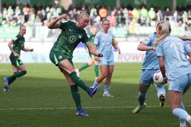 VfL vs Berlin, BL Women Wolfsburg, 29 03 2026, Football, Women, Google Pixel Bundesliga, Season 2025 2026, VfL Wolfsburg vs FC Union Berlin, Ella Paddemors VfL Wolfsburg AOK Stadion Niedersachsen Germany