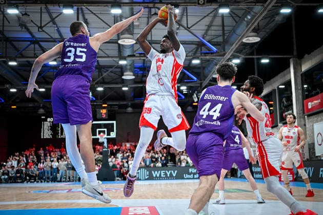 Barmer 2 Basketball Bundesliga ProA Rheinstars Köln vs BG Göttingen, 29 03 2026 Kenny Baptiste RheinStarsKöln 39 , Barmer 2 Basketball Bundesliga ProA Rheinstars Köln vs BG Göttingen on 29 03 2026 at Motorworld Köln in Cologne North Rhine-Westphalia Copyright: xBEAUTIFULxSPORTS Mueller-Laschetx