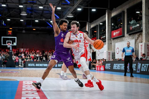 Barmer 2 Basketball Bundesliga ProA Rheinstars Köln vs BG Göttingen, 29 03 2026 Haris Hujic RheinStarsKöln 10 , Barmer 2 Basketball Bundesliga ProA Rheinstars Köln vs BG Göttingen on 29 03 2026 at Motorworld Köln in Cologne North Rhine-Westphalia Copyright: xBEAUTIFULxSPORTS Mueller-Laschetx