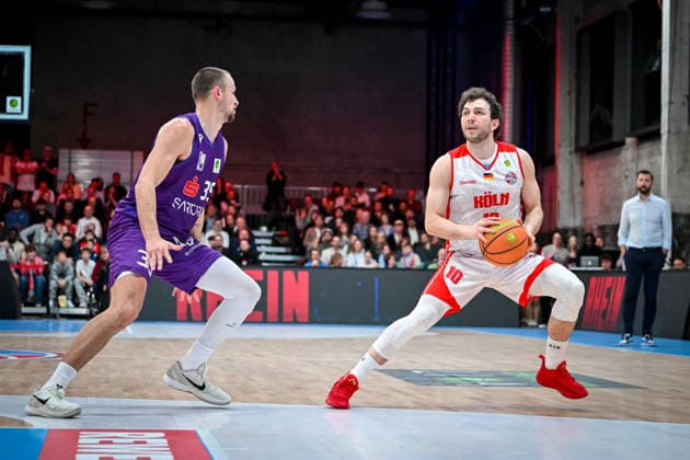 Barmer 2 Basketball Bundesliga ProA Rheinstars Köln vs BG Göttingen, 29 03 2026 Haris Hujic RheinStarsKöln 10 , Barmer 2 Basketball Bundesliga ProA Rheinstars Köln vs BG Göttingen on 29 03 2026 at Motorworld Köln in Cologne North Rhine-Westphalia Copyright: xBEAUTIFULxSPORTS Mueller-Laschetx