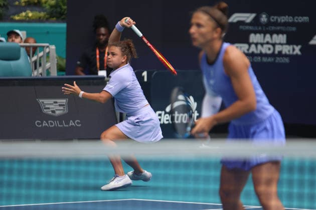Tennis, WTA tournament in Miami, doubles, final