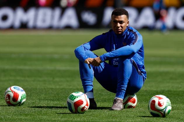 Soccer International Friendly, Länderspiel, Nationalmannschaft - Colombia vs France France™s Kylian Mbappe warms up ahead of the friendly soccer match between Colombia and France in Landover, Maryland, USA, 29 March 2026. LANDOVER MARYLAND UNITED STATES  Copyright: xWILLxOLIVERx