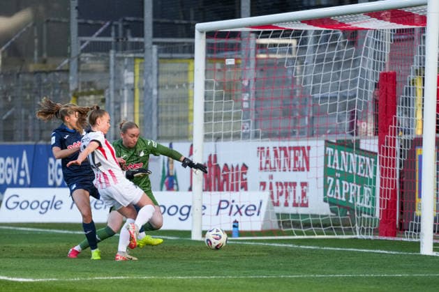 Google Pixel Womens Bundesliga SC Freiburg vs TSG Hoffenheim, 29 03 2026 Goal for 1 2 by Lisa Kolb SC Freiburg, 22 Google Pixel Womens Bundesliga SC Freiburg vs TSG Hoffenheim, Dreisamstadion, 29 03 2026 DFB DFL REGULATIONS PROHIBIT ANY USE OF PHOTOGRAPHS AS IMAGE SEQUENCES AND OR QUASI VIDEO Copyright: xBEAUTIFULxSPORTS Boscox