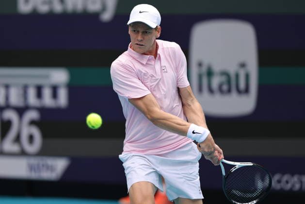 Tennis, ATP tournament in Miami, Final, Sinner - Lehecka