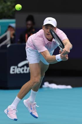 Tennis 2026 Miami Open - Day 12 - Men s Final Jannik Sinner of Italy in action against Jiri Lehecka of the Czech Republic during the Men™s Final match at the 2026 Miami Open tennis tournament in Miami, Florida, USA, 29 March 2026. MIAMI FLORIDA United States  Copyright: xCRISTOBALxHERRERA-ULASHKEVICHx
