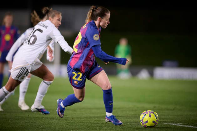 REAL MADRID CF v FC Barcelona, Barca LA LIGA F 2025 2026. ROUND 24. FC Barcelona™s Onna Batlle during La Liga F match. March 29 ,2025. (ALTERPHOTOS Ropero) MadridSpain  Copyright: xRoperox
