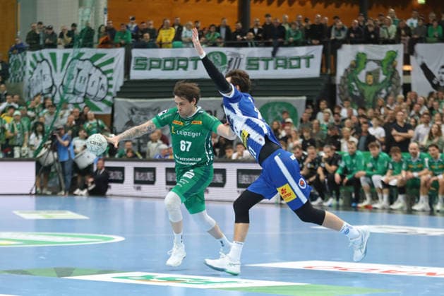 Handball DAIKIN HBL, SC DHfK Leipzig ThSV Eisenach 29 03 2026 Dean Bombac 67, SC DHfK Leipzig Handball, DAIKIN HBL, 1 Bundesliga, Season 2025 2026, Matchday 26 SC DHfK Leipzig vs ThSV Eisenach on 29 03 2026 at the Quarterback Immobilien Arena Leipzig Copyright: xBEAUTIFULxSPORTS JanxKaeferx
