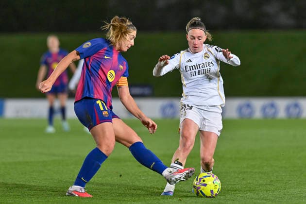 March 30, 2026, Madrid, Madrid, Spain: ALEXIA PUTELLAS SEGURA of FC Barcelona, Barca Femenino in action during the Spanish Women League, Liga F, football match played between REAL MADRID 0 Vs FC BARCELONA 3 at Alfredo Di Stefano stadium on march 29, 2026, in Valdebebas, Madrid, Spain. Spanish Women League REAL MADRID 0 Vs FC BARCELONA 3 (03.29.26)  - ZUMAc312 20260330_zsp_c312_047 Copyright: xOscarxManuelxSanchezx
