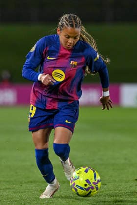 March 30, 2026, Madrid, Madrid, Spain: VICKY LOPEZ of FC Barcelona, Barca Femenino in action during the Spanish Women League, Liga F, football match played between REAL MADRID 0 Vs FC BARCELONA 3 at Alfredo Di Stefano stadium on march 29, 2026, in Valdebebas, Madrid, Spain. Spanish Women League REAL MADRID 0 Vs FC BARCELONA 3 (03.29.26)  - ZUMAc312 20260330_zsp_c312_139 Copyright: xOscarxManuelxSanchezx