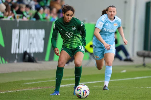 Wolfsburg, Germany 29 March 2026 1 Womens Bundesliga 22 Matchday VfL Wolfsburg vs Union Berlin In the picture Cora Zicai VfL Copyright: HMBxMedia MadeleinexFantini