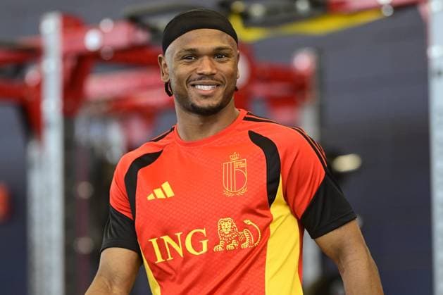 Mexico v Belgium - FIFA World Cup, WM, Weltmeisterschaft, Fussball Stage Media Activities 29 03 2026 CHICAGO, UNITED STATES - MARCH 29 : Openda Lois forward of Belgium pictured during a training session of the Belgian National Football ahead of the friendly game between Mexico and Belgium as part of a pre-World Cup 2026 training camp on March 29, 2026 in Chicago, United States, 29 03 2026 Chicago United States  Copyright: xPeterxDexVoechtx