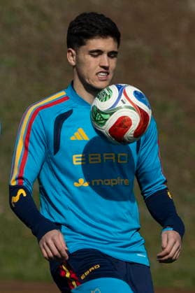 Spanish national team, Nationalteam training session Spain national team player Pau Cubarsi attends the training session at the Soccer City of Las Rozas, Madrid, Spain, 30 March 2026. Spain will face Egypt in a friendly match on 31 March. LAS ROZAS (Madrid) Spain  Copyright: xSERGIOxPEREZx