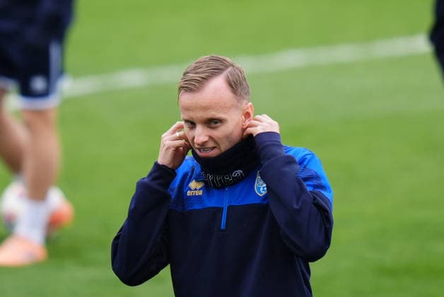Ahead of Kosovo v Turkiye - 2026 FIFA World Cup, WM, Weltmeisterschaft, Fussball European Qualifiers PRISTINE, KOSOVO - MARCH 30: Florent Hadergjonaj of Kosovo attends training session ahead of 2026 FIFA World Cup European Qualifiers playoff round final match between Kosovo and Turkiye at Fadil Vokrri Stadium in Pristine, Kosovo on March 30, 2026. Hakan Akgün Anadolu Pristine Kosovo. Editorial use only. Please get in touch for any other usage.  Copyright: x2026xAnadoluxHakanxAkgünx