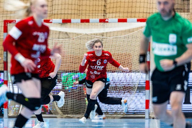 29 03 2026, GER, Handball, Women, Season 2025 2026, EHF European League, Quarter-finals, Thueringer HC Nykobing Falster Handbold Nathalie Hendrikse Thueringer HC,6 99947 Bad Langensalza Salza Halle Sporthalle Mehrz Thüringen Germany