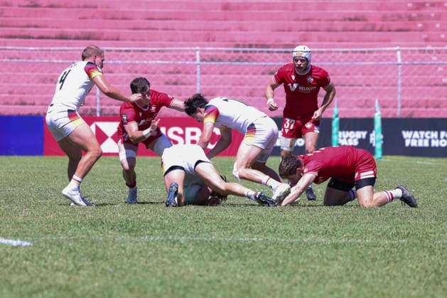Canada defeats Germany in the men s SVNS 2 tournament in Sao Paulo. Sao Paulo (SP), 03 29 2026 Rugby Sevens SVNS 2 Men s The Canadian team defeated the German team 26-21 during the Sao Paulo stage of the SVNS 2 circuit, an international rugby sevens competition. The match was held at the Nicolau Alayon stadium, in the capital of Sao Paulo, bringing together men s teams competing for a place in the elite of the world circuit of the this Sunday (29). (Foto: Leco Viana Thenews2 imago images) SPO  Copyright: xLecoxVianax