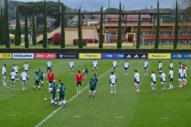 Football, Italy national team, Training